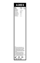 Bosch Aerotwin Front Wiper Blade Set - 600/475mm - A205S