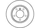 Disctech Brake Disc (Single) - Fits Bmw - ABD2106 - Front Axle