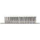 Draper Expert 3/8"15pc MET. Deep Socket Rail - 16494