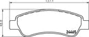 Mintex Brake Pad Set fits -Citroën Fiat Peugeot MDB2850 (also fits other vehicles)