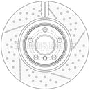 Borg & Beck Brake Disc - BBD7008S