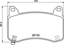 TESLA Brake Pad Set - Mintex MDB4287