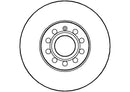 Disctech Brake Disc (Single) - Fits Audi - ABD2065 - Front Axle