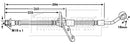 Borg & Beck Brake Hose  - BBH7347 fits Honda Civic 1.4,1.6