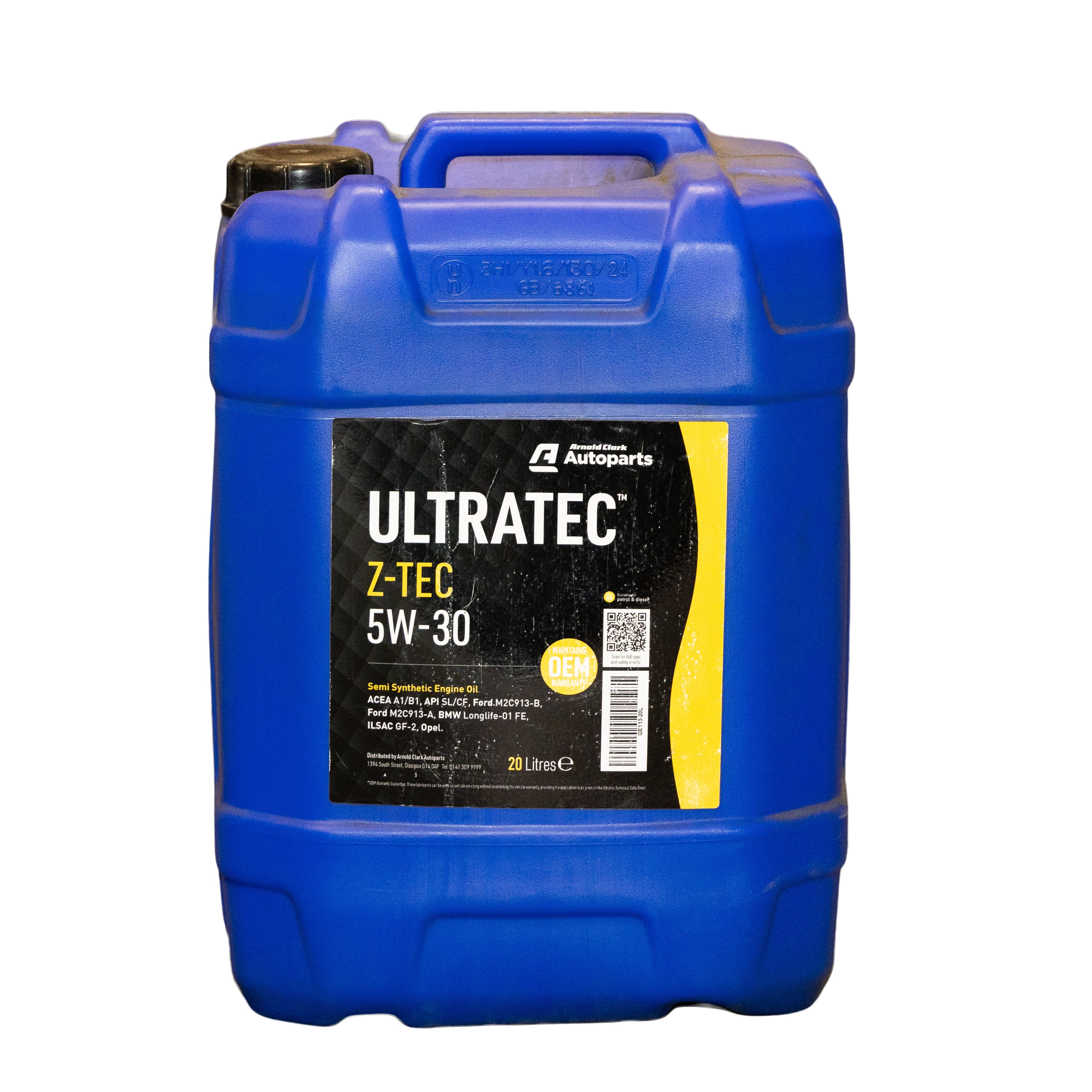 Ultratec Z-TEC 5W30 - 20 Litre Engine Oil| Arnold Clark Autoparts