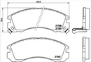 Brembo Brake Pad Set - P54017
