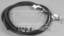 Borg & Beck Brake Cable -  Rear - BKB3044 fits Ford Transit Connect 1.8 (02-)