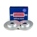 Borg & Beck Brake Disc Pair  - BBD5535 fits i30, Ceed 15 11/16-