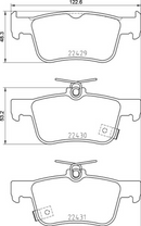 Brembo Brake Pad Set - P28089