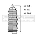First Line Steering Bellow Set - FSG3496
