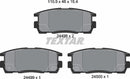 Chevrolet Opel Vauxhall, Brake Pad Set - Textar 2449801