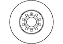 Disctech Brake Disc (Single) - Fits Audi - ABD2065 - Front Axle
