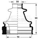 Borg & Beck Cv Joint Boot Kit  - BCB2798 fits Ford Mondeo III - Inner