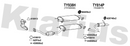 Klarius TY938H - Box With Centre Pipe  - Fits Toyota RAV4 2.2D4-D