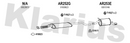 Klarius AR252G - Box With Centre Pipe  - Fits Alfa Romeo Mito 1.6JTDM