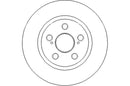 Disctech Brake Disc (Single) - Fits Toyota - ABD2255 - Rear Axle