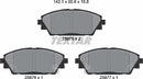 Mazda, Brake Pad Set - Textar 25875012360001