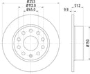 Mintex Brake Discs fits -Audi Seat Skoda VW V300:5 MDC1640C (also fits other vehicles)