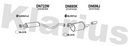 Klarius DN722W - Box With Centre Pipe  - Fits Nissan Juke 1.6i