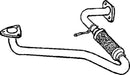 Klarius FE536W - Front Pipe  - Fits Ford Transit 2.5D