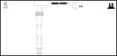 Lucas Ignition Lead Set - LUC4208