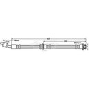 Borg & Beck Brake Hose  - BBH7652 fits Nissan Almera 02/00-05/07
