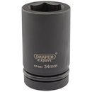 Expert HI-TORQ 6 Point Deep Impact Socket, 1" Sq Dr, 34mm