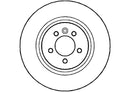 Disctech Brake Disc (Single) - Fits Abarth, Land rover - ABD2961 - Front Axle