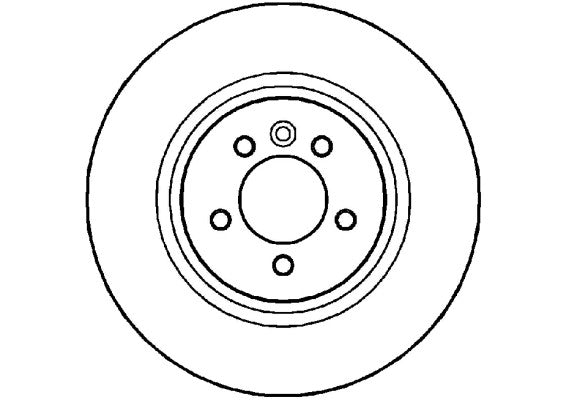 Disctech Brake Disc (Single) - Fits Abarth, Land rover - ABD2961 - Front Axle