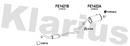 Klarius FE1421B - Box With Centre Pipe  - Fits Ford Fiesta 1.0 EcoBoost