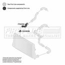 First Line Turbo Hose  - FTH1155 fits VAG A3,Altea,XL,Eos,Golf 03-