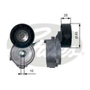 Gates DriveAlign Tensioner Pulley - T39124