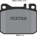 Textar Brake Pad Set - 2034110