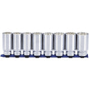 Carlyle Hand Tools Socket Set - Deep - Metric - SSD12108M