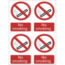 Draper NO Smoking 4 Signs - 72166