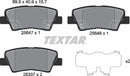 Textar Brake Pad Set - 2564701