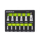 13 PC MULT DRIVE TAMPER TORX PROOF BIT SOCKET SET T7H - T60H - CBSTH13