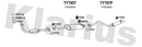 Klarius TY795T - Box With Centre Pipe  - Fits Toyota Hi-Ace 2.5 D-4D