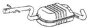 Klarius VW1408J - Box With Centre Pipe