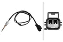 HELLA 6PT 010 376-581 Sensor, exhaust gas temperature - 2-pin connector