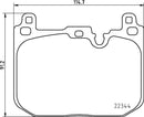 Mintex Brake Pad Set fits -Mini MDB3804 (also fits other vehicles)