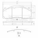 Borg & Beck Brake Pads - BBP33008HD