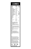 Bosch Aerotwin Front Wiper Blade Set - 600/500mm - A298S