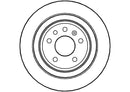 Disctech Brake Disc (Single) - Fits Saab, Toyota - ABD2943 - Rear Axle