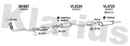 Klarius 301087 - Front Pipe For Cat  - Fits Opel Astra F 1.7TD