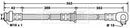 Borg & Beck Brake Hose  - BBH7504 fits Mitsubishi Pajero III,IV