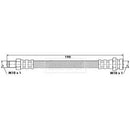 Borg & Beck Brake Hose  - BBH6515 fits Saab 900 87-93