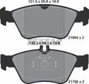 Textar Brake Pad Set - 2166404