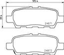 Mintex Brake Pad Set fits -Nissan Suzuki MDB3026 (also fits other vehicles)