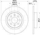 Mintex Brake Discs fits -Abarth Fiat Opel Vauxhall V258:4 MDC1903 (also fits other vehicles)